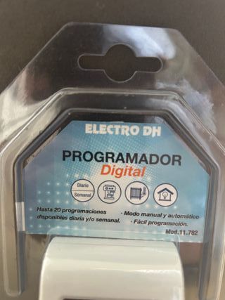 Programador digital de enchufe Electro DH nuevo