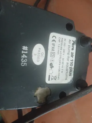 Oxigenador acuario con filtro