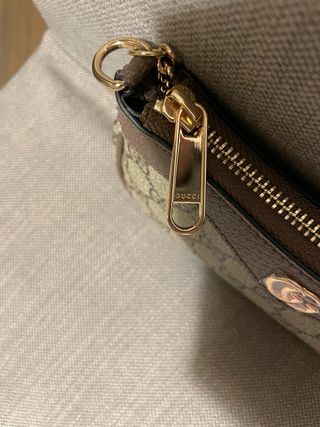 Borsa Gucci monogramma marrone e beige