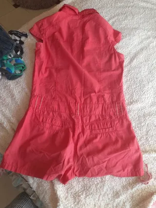 Mono corto naranja/rosa