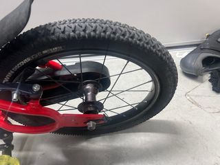 Bici 16 Aluminio Roja