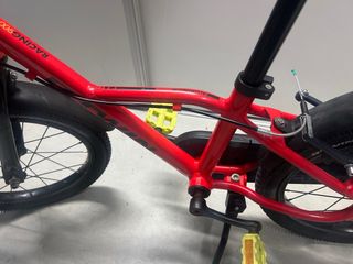 Bici 16 Aluminio Roja