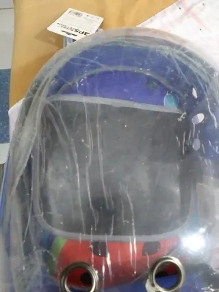 Mochila Transportín para Gatos Transparente