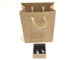 argollas plata 925mm con piedra con circonita