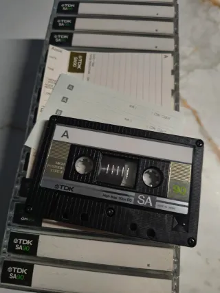 Lotto 15 musicassette TDK SA 90