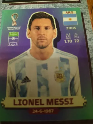 Cromos Mundial Qatar 2022 - Lionel Messi