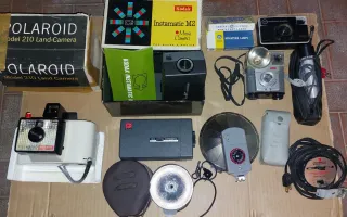 Lotto Macchine Fotografiche Vintage Più Accessori