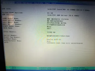 Portátil Acer Aspire 3 A315-51-54AP Negro