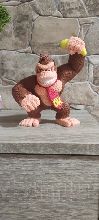 Figura Crochet Donkey Kong