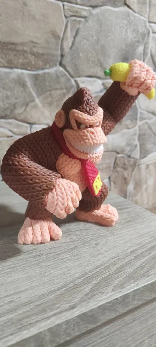 Figura Crochet Donkey Kong