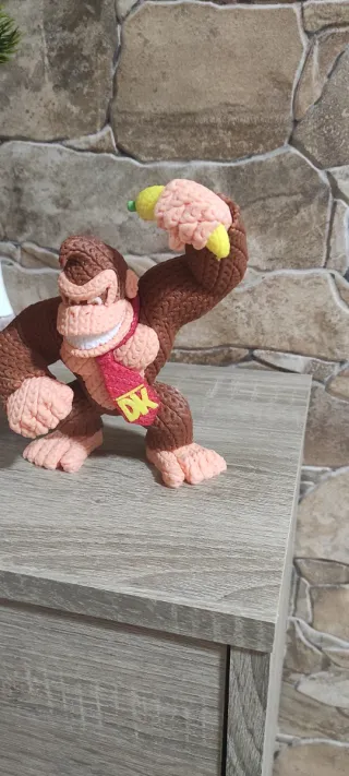 Figura Crochet Donkey Kong