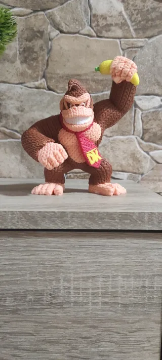 Figura Crochet Donkey Kong