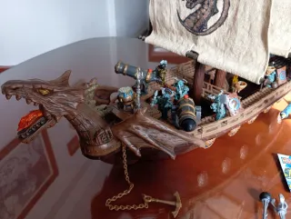 Barco Mega Bloks Dragón de Cristal vintage