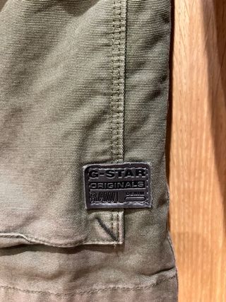 Chaqueta G-Star RAW militar lona verde