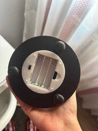 Rosa de cristal con luces LED