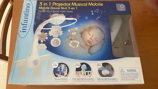 Móvil Musical Proyector 3 en 1 Infantino