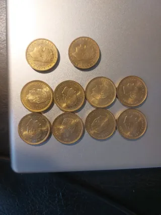 10 Monedas España 100 Pesetas 1982 y 2001