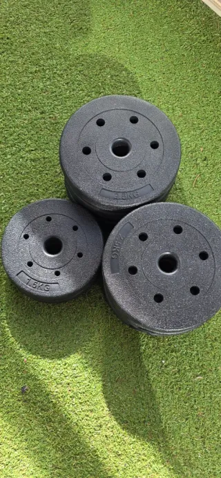 Discos de Pesas 2.5 KG y 1.5kg