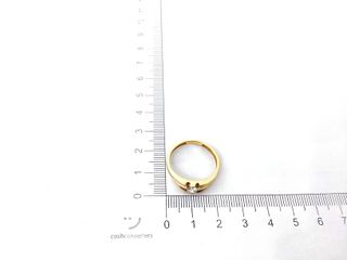 anillo oro 18k con piedra con diamante de laboratorio t. 18 (18,47 mm)