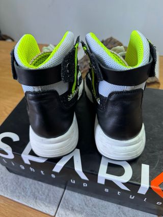 Scarpe Spark donna nere e verdi