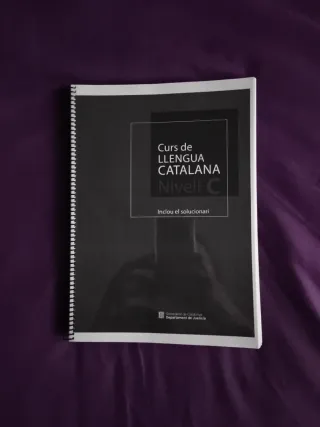 Libro Curs de Llengua Catalana Nivell C