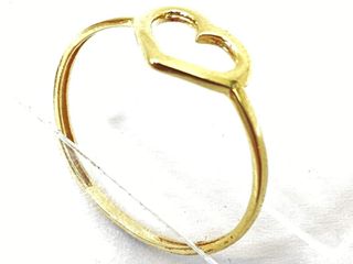 anillo oro 18k con piedra con circonita
