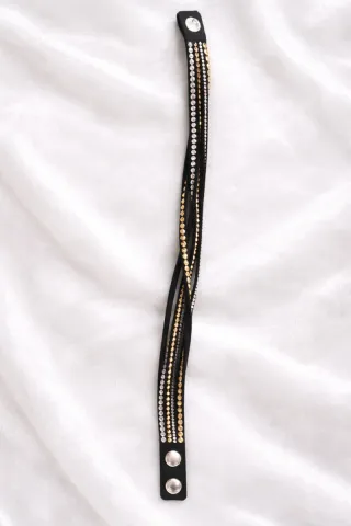 Bracciale Swarovski oro e argento