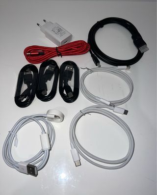 Cables USB-A a USB-C y USB-C a USB-C
