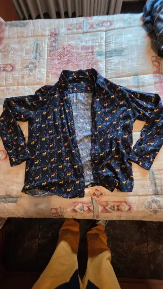 Camisa de Navidad con estampado de ciervos