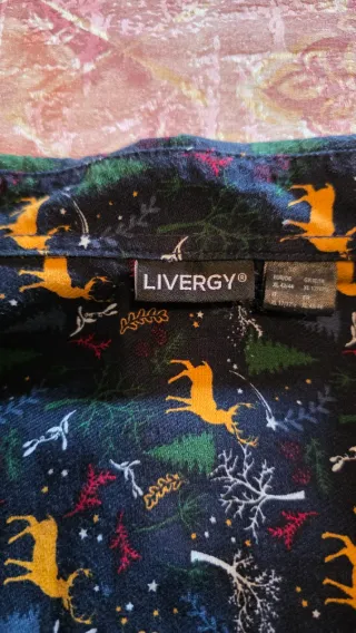 Camisa de Navidad con estampado de ciervos