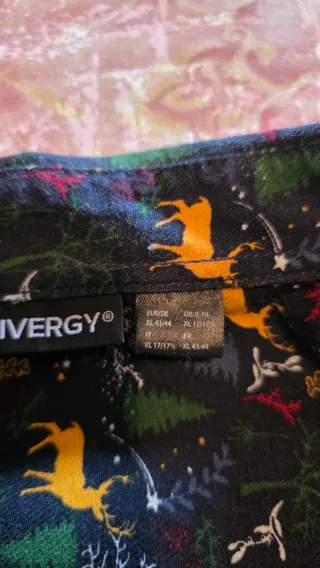 Camisa de Navidad con estampado de ciervos