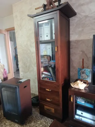 Estantería de madera teka estilo japonés