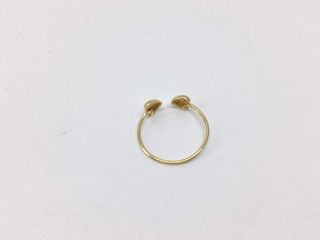 anillo oro 18k con circonita