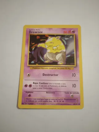 Carta Pokémon Drowzee