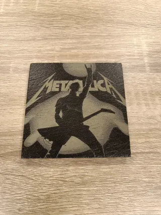 Posavasos o imán Metallica Rockero Guitarra