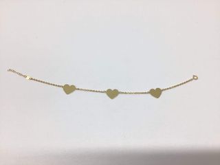 pulsera oro 18k con piedra