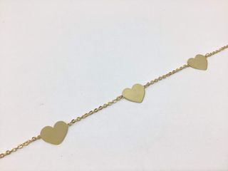 pulsera oro 18k con piedra