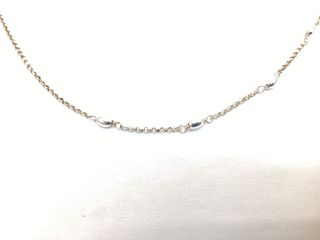 cadena plata 925mm 22cm