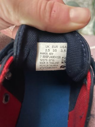 Zapatillas Lacoste Azul Marino