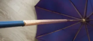 Paraguas antiguo púrpura