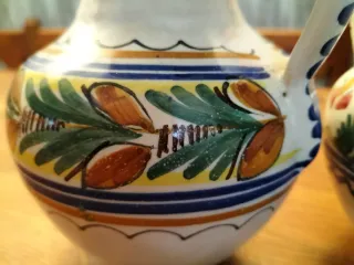 2 Jarras Cerámica Talavera Años 50