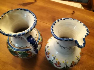 2 Jarras Cerámica Talavera Años 50