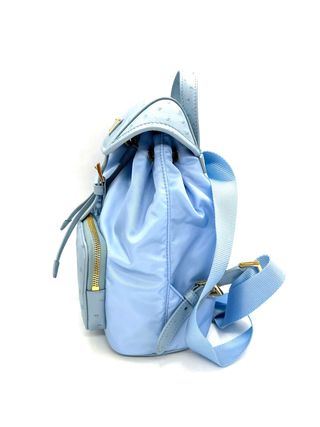 Mochila Prada Azul Cielo Piel Ostrich