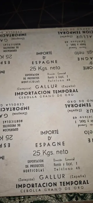 Clichés antiguos de Gallur Zaragoza