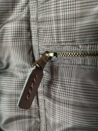 Chaqueta corta abrigo cuadros