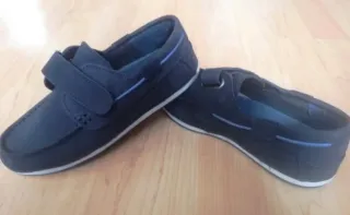 Zapatos niño Garvalin talla 35 azul marino