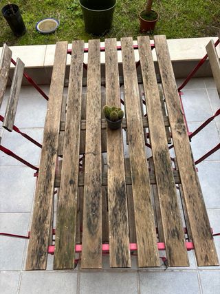 Mesa y 4 Sillas Terraza IKEA