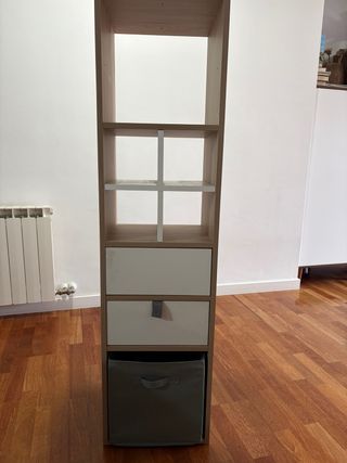 Mueble juvenil estantería con cajones