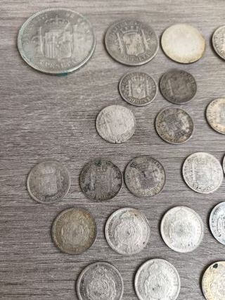 21 Monedas de Plata Españolas