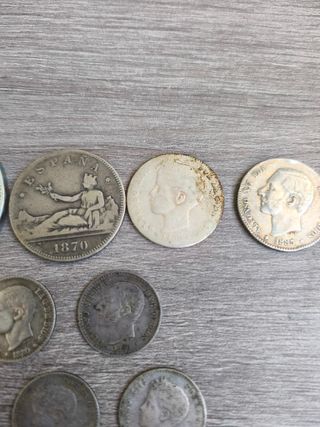 21 Monedas de Plata Españolas
